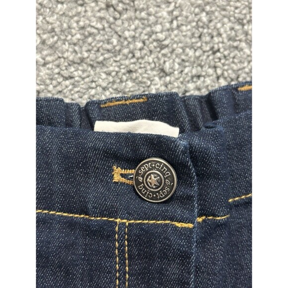 Cinq A Sept Kelly Denim Cargo Pants Women's Size 6 Blue Cotton - Picture 5 of 9